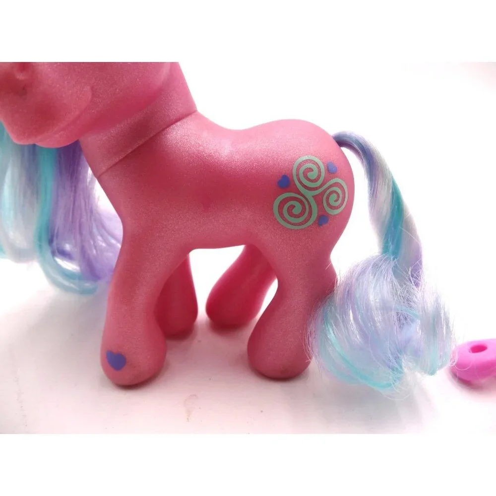 MLP My‎ Little Pony G3 TOOLA-ROOLA- Spirals And Hearts Toy and Brush 2002